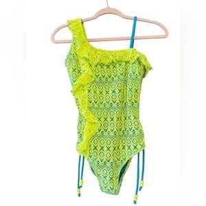 Justice One Piece Swimsuit Girls Size 14